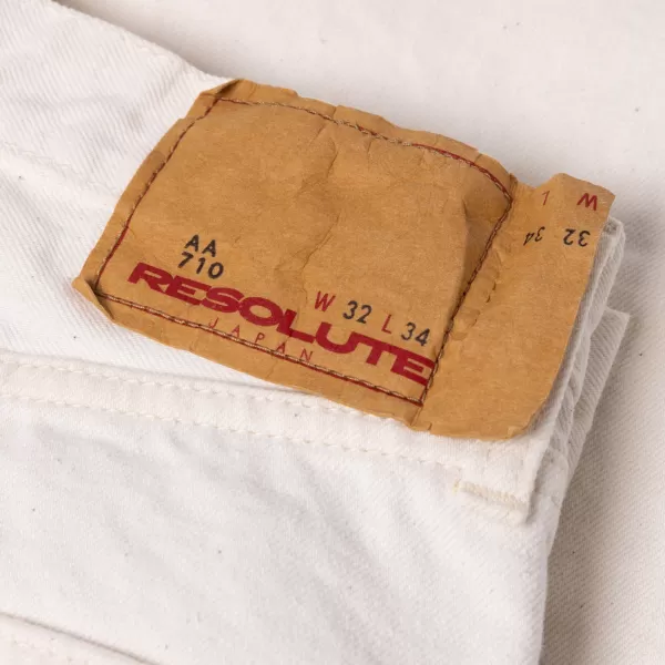 Resolute X Mj: Limited Edition - 710 Original White Japan Denim