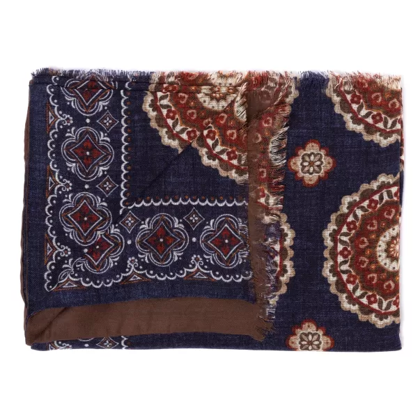 Rosi Collection X Mj: Modal And Cashmere "Round Geometric" Tube Scarf