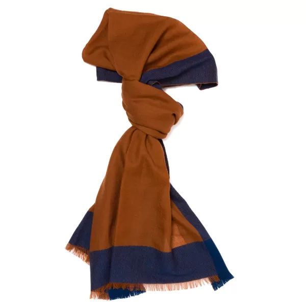 Cesare Attolini Scarf "Grande Quardo" Made Of Pure Cashmere - Handmade