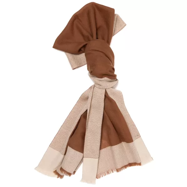 Cesare Attolini Scarf "Grande Quardo" Made Of Pure Cashmere - Handmade