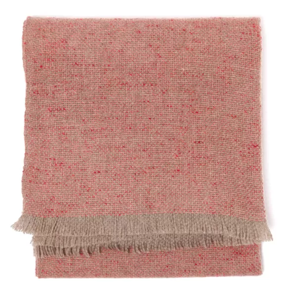 Cesare Attolini Scarf "Tweed Jacquard" Made Of Pure Cashmere - Handmade