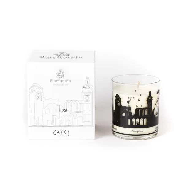 Carthusia Scented Candle "Capri Forget Me Not" - I Profumi Di Capri