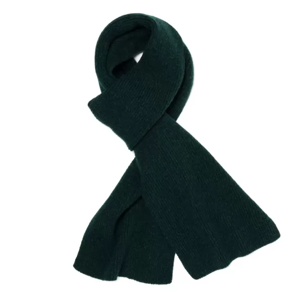 William Lockie Schal "Ribbed Scarf" Aus Reiner Lambswool - 3 Ply