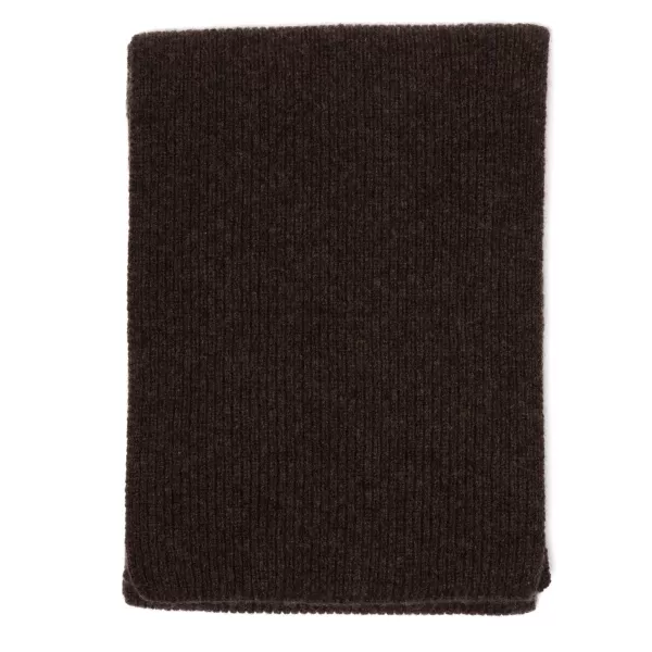 William Lockie Schal "Ribbed Scarf" Aus Reiner Lambswool - 3 Ply