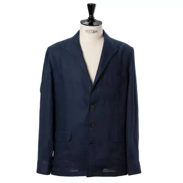 Justo Gimeno Shirt-Jacket "Teba" Made Of Pure Irish Linen