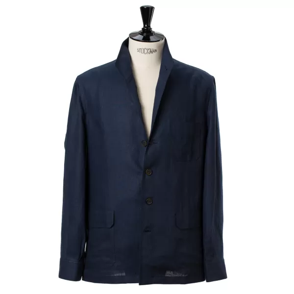 Justo Gimeno Shirt-Jacket "Teba" Made Of Pure Irish Linen