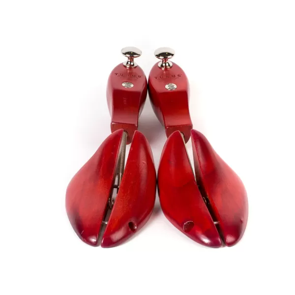 Turms Shoe Tree "Universale" Made Of Red Glazed Beech Wood - Handcrafted