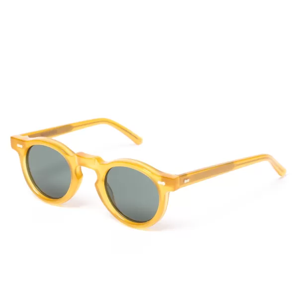 TBD EYEWEAR Sonnenbrille "Welt Honey" Mit Grunen Glasern - Handarbeit