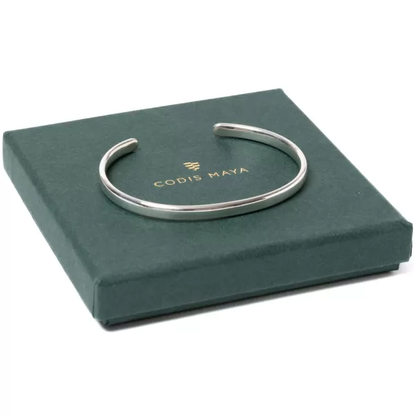 Codis Maya Sterling Silver Bangle "New Friendship
