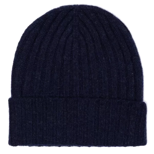William Lockie Strickmutze "Ribbed Hat" Aus Reiner Lambswool - 4 Ply
