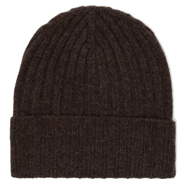 William Lockie Strickmutze "Ribbed Hat" Aus Reiner Lambswool - 4 Ply
