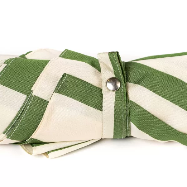 Maglia Striped Beach Umbrella "Picknick" With Chestnut Handle