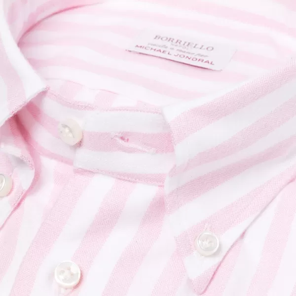 Borriello Striped Pure Cotton Sports Shirt "New Ivy-League" - Linea Passion