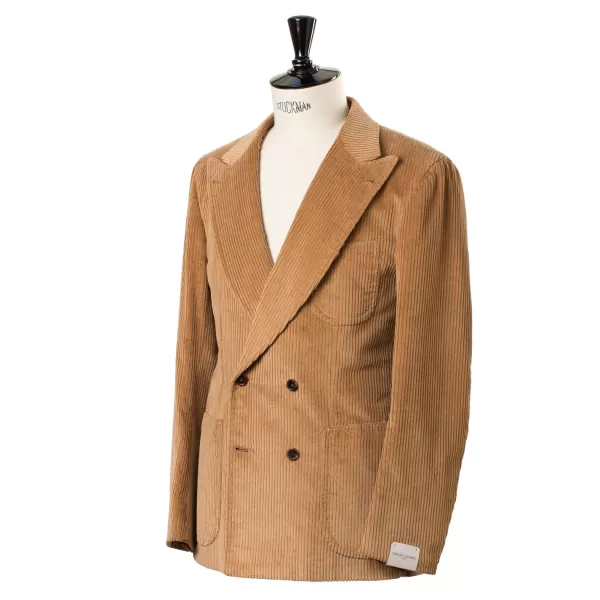 Orazio Luciano Suit "Bombato Montagne" Made Of Cotton Corduroy - Pure Handwork