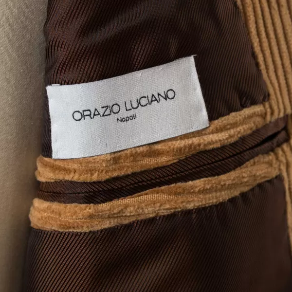 Orazio Luciano Suit "Bombato Montagne" Made Of Cotton Corduroy - Pure Handwork