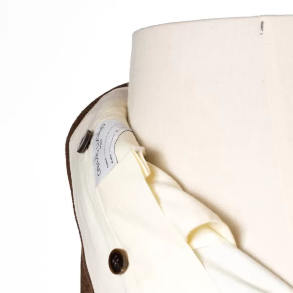 Orazio Luciano Suit "Vintage-Chalkstripe" Made Of Pure Wool "Vintage Fox" By Fox Brot