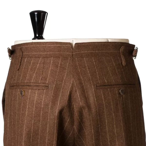 Orazio Luciano Suit "Vintage-Chalkstripe" Made Of Pure Wool "Vintage Fox" By Fox Brot