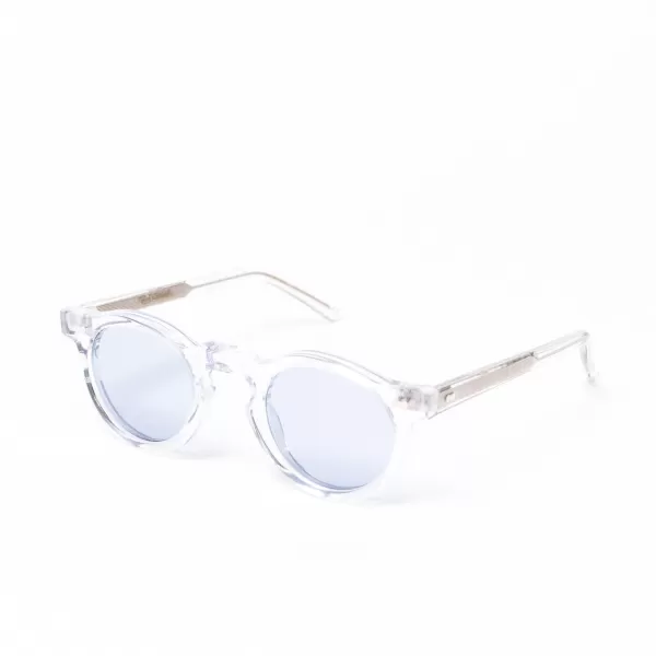 TBD EYEWEAR Sunglasses "World Transparent" With Light Blue Lenses - Purely Handcra
