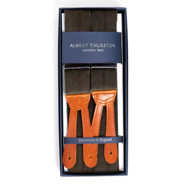 Albert Thurston Suspenders "Needlecord" For Buttoning