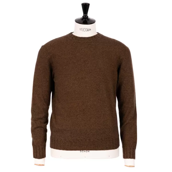 Cesare Attolini Sweater "Val Pusteria" Made Of Pure Cashmere - Duvet Melange