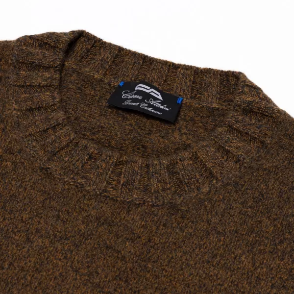 Cesare Attolini Sweater "Val Pusteria" Made Of Pure Cashmere - Duvet Melange