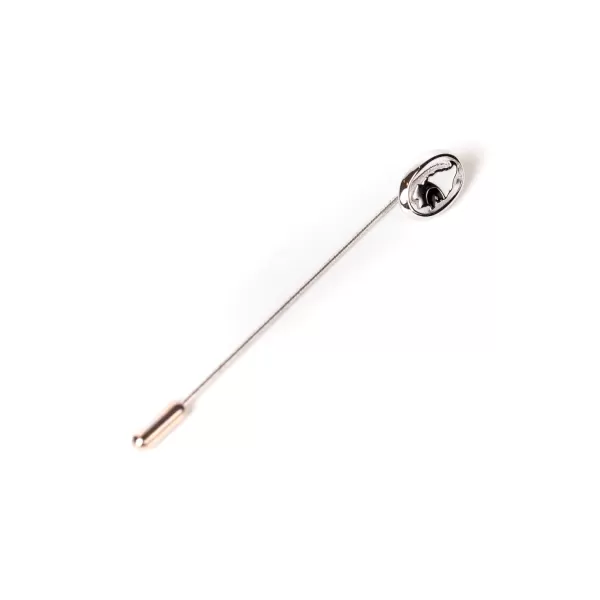 Barbarulo Napoli Tie Pin "Pulcinella" Made Of Sterling Silver - Handcrafted