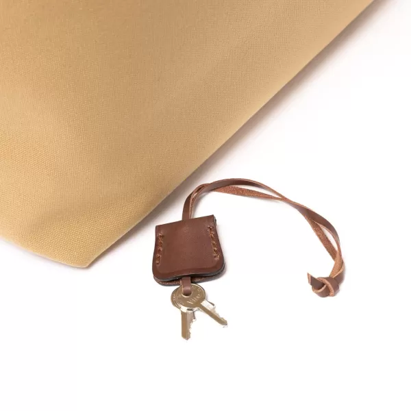 Felisi Travel Bag "Happy Weekend" Made Of Cotton Canvas And Saddle Leather -