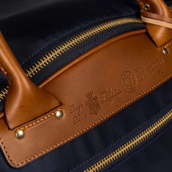 Felisi Travel Bag "Vacation I" Made Of Nylon And Saddle Leather