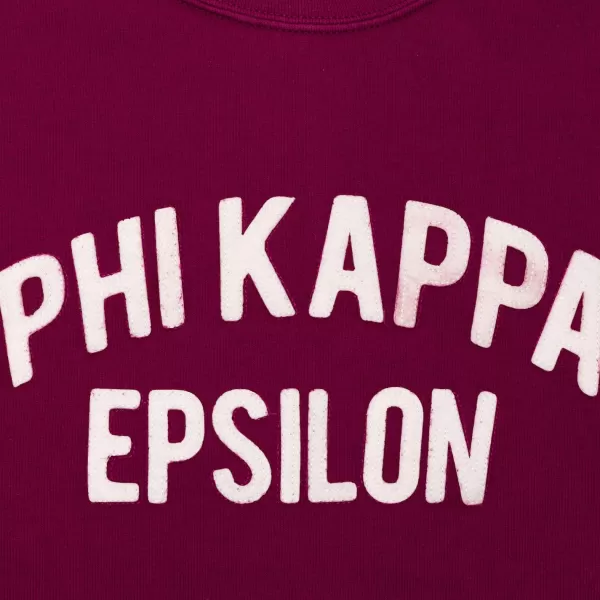Specials X MJ Wild Donkey X Mj: Sweatshirt With Vintage Letters "Phi Kappa Epsi