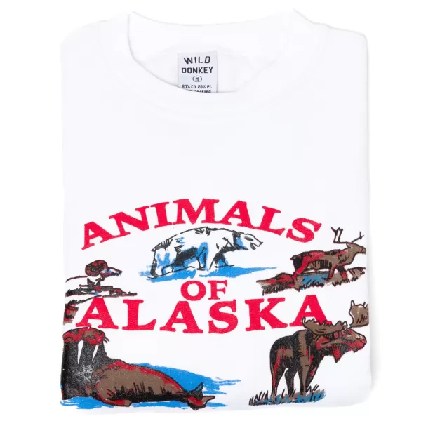 Specials X MJ Wild Donkey X Mj: Vintage Print "Animals" Cotton Mix Sweatshirt