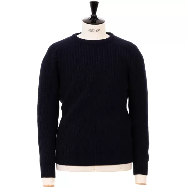 William Lockie Exclusive X Mj: Sweater "Luxury Saddle Crew"